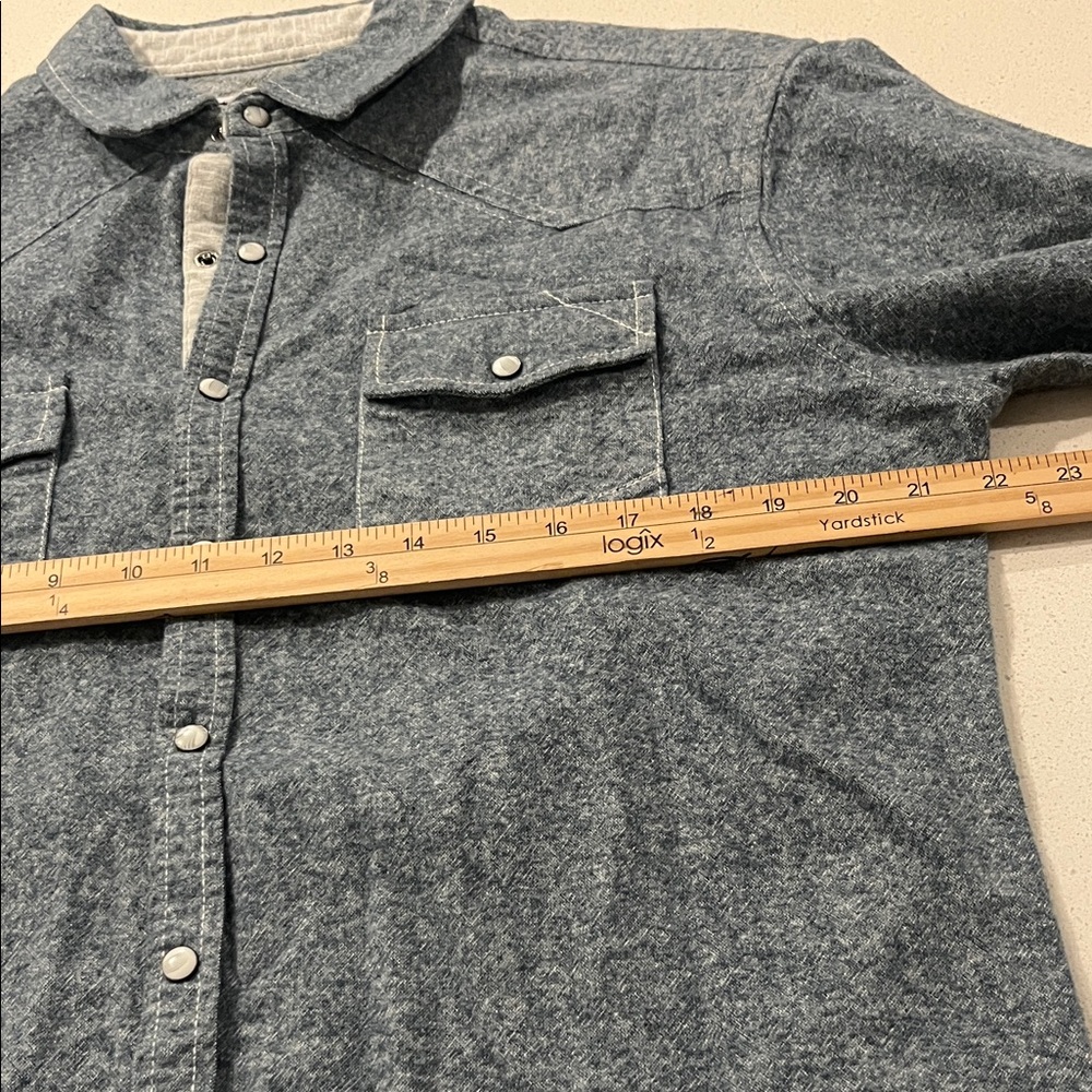BKE cotton Button-Up Shirt - Picture 12 of 13